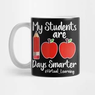 100th Day Of School Gift for Teacher Virtual Learning Gifts Mug